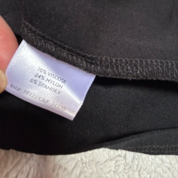 Eileen Fisher Women's Zip-Front Jacket Size PM Black Relaxed Fit Lightweight - Picture 4 of 8